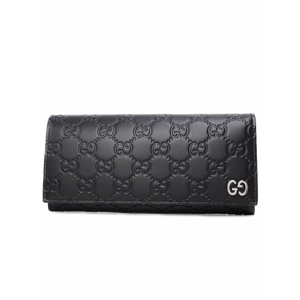 Gucci Leather Long Wallet Bi fold